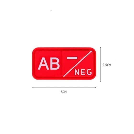 3D патч A+ B+ AB+ O+ POS A-B-AB-O положительный-отрицательный NEG Sanguine Тип патч с группой крови нравственные тактические военные заплаты эмблемы - Цвет: 30