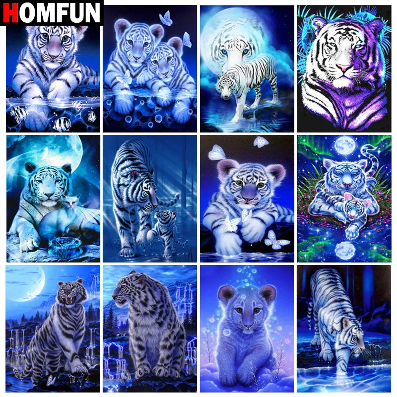 HOMFUN 5D Diamond Embroidery 