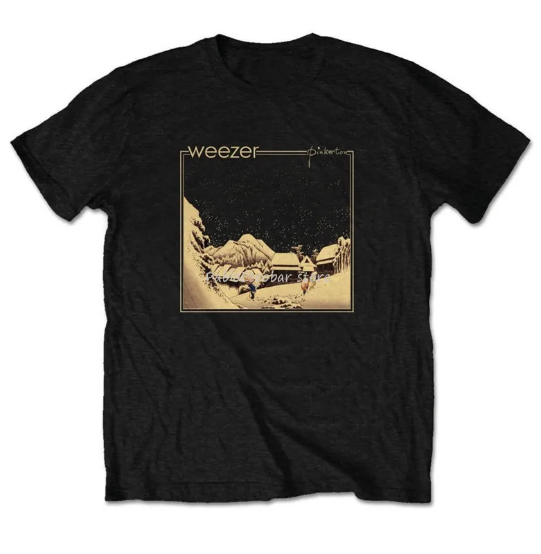 Weezer-Camiseta de Pinkerton empaquetada, nueva Camiseta de algodón, impresión especial personalizada
