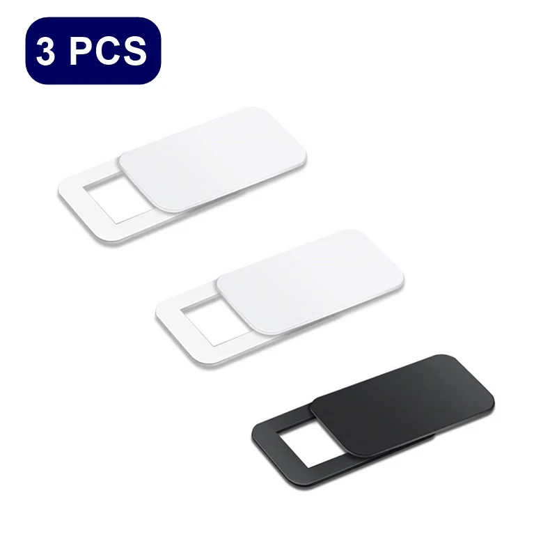 3PCS Tongdaytech Ультра Тонкая линза чехол для веб-камеры слайдер затвора пластиковая крышка камеры для Ipad телефона ПК ноутбук объектив стикер конфиденциально - Цвет: 3PCS