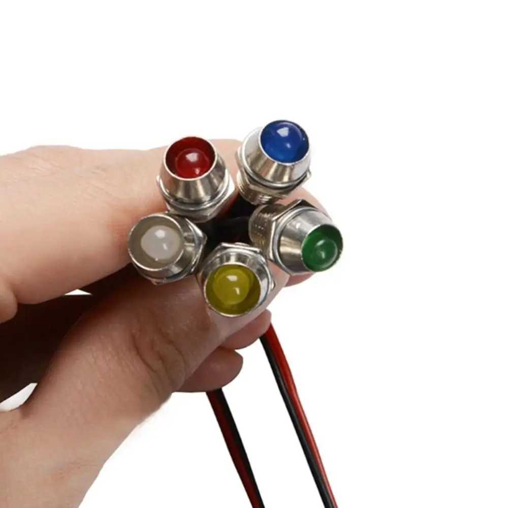 5 шт. светодиодный индикатор световая приборная панель Led светильник 12V Моторные Лодки Грузовик Светодиодный индикатор светильник автомобильные аксессуары