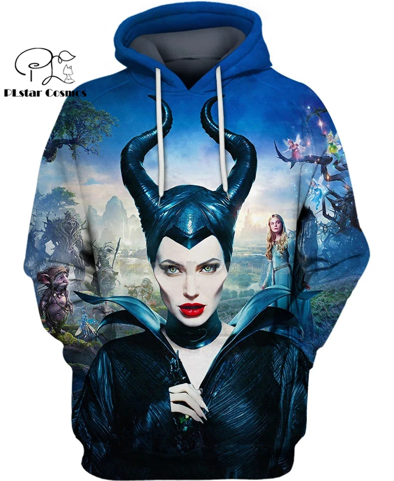 PLstar Cosmos maleficent Evil Is complicent 3d толстовки/Толстовка зима осень забавные длинные selvee Harajuku уличная одежда - Цвет: hoodies