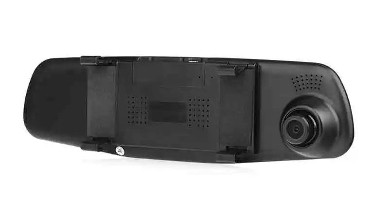 Full HD 1080P Автомобильный видеорегистратор Камера авто 4,3 дюймов зеркало заднего вида Цифровой Автомобильный видеорегистратор для вождения двойной объектив регистрационная видеокамера