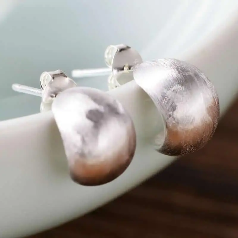 

New Pure 925 Silver Earrings Women S925 Stud Earrings