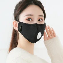 Outdoor Mouth Mask Anti Dust Activated Carbon Filter Mouth-muffle Mask Cotton Anti PM2.5 Face Mask for Outside Working Riding