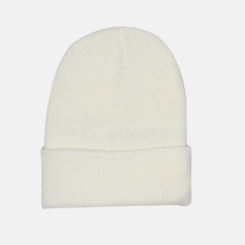 Однотонная шапка унисекс, осенне-зимняя шерстяная шапка, мягкая теплая вязаная шапка для мужчин и женщин, шапка с черепом, шапки, лыжная Кепка Gorro, шапки, 28 цветов