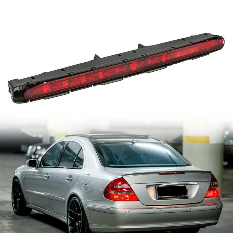 Для Mercedes Benz E-Class W211 2003-2009 Автомобильный светодиодный трехскоростной тормозной решётка для фар пластик+ ПК светодиодный стоп-сигнал 21 Вт DC12V