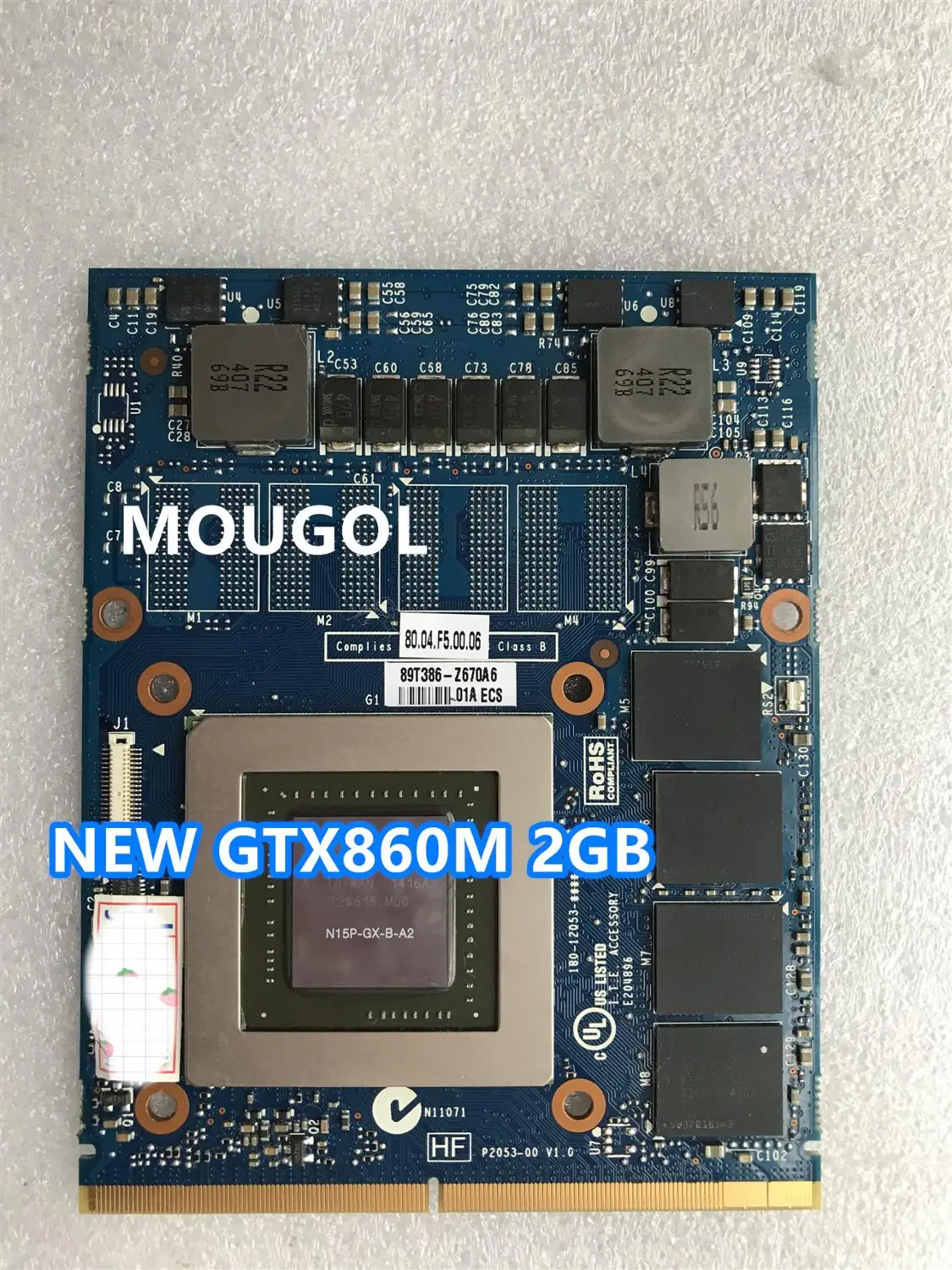 Gráfica de Vídeo para Dell Original N15p-gx-b-a2 Ddr5 Placa Alienware M17x r4 r5 M18x r2 r3 J0m0k Cn-0j0m0k Gtx860m Gtx 860m Gtx860