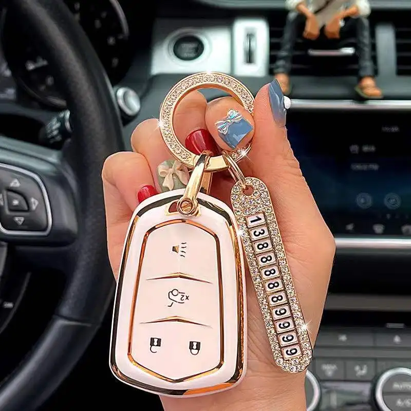 Cover Chiave/telecomando per Cadillac XT5 XT4/XTS XT6Key Bag CT4 CT5 CT6 ATS-L - H279c24681fda4e7aa5474f04ffe7d116b