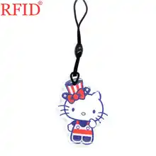 UID S50 1K 13,56 Mhz сменный перезаписываемый брелок для ключей, брелоки, клон, жетон, клеевой брелок для ключей со значком, RFID IC Card, 1 шт