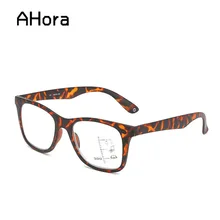 Ahora Ретро Мультифокальные Прогрессивные очки для чтения для женщин и мужчин анти синий луч света очки при дальнозоркости дальние очки для коррекции зрения