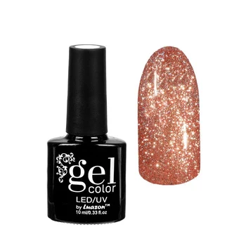 

Sparkling Platinum Nail Gel Polish, three-phase LED / UV, 10 ml, color 002 brown
