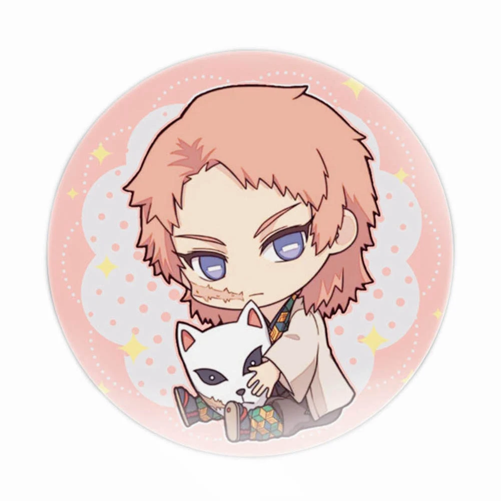 Значки аниме Demon Slayer: Kimetsu No Yaiba брошь значок для косплея школьная сумка 5 8 см (2 3