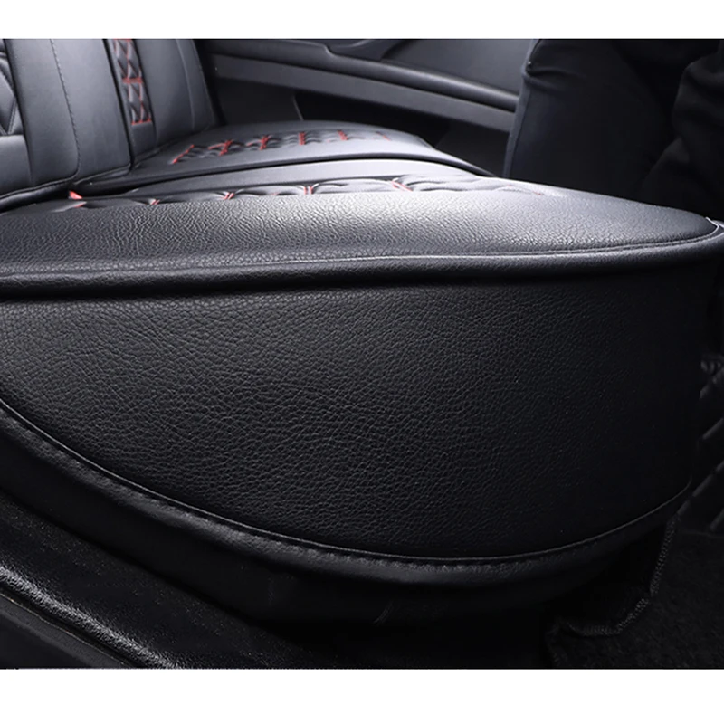 Flash mat Универсальный кожаный автомобильные чехлы на сиденья для Mitsubishi Pajero ASX Lancer