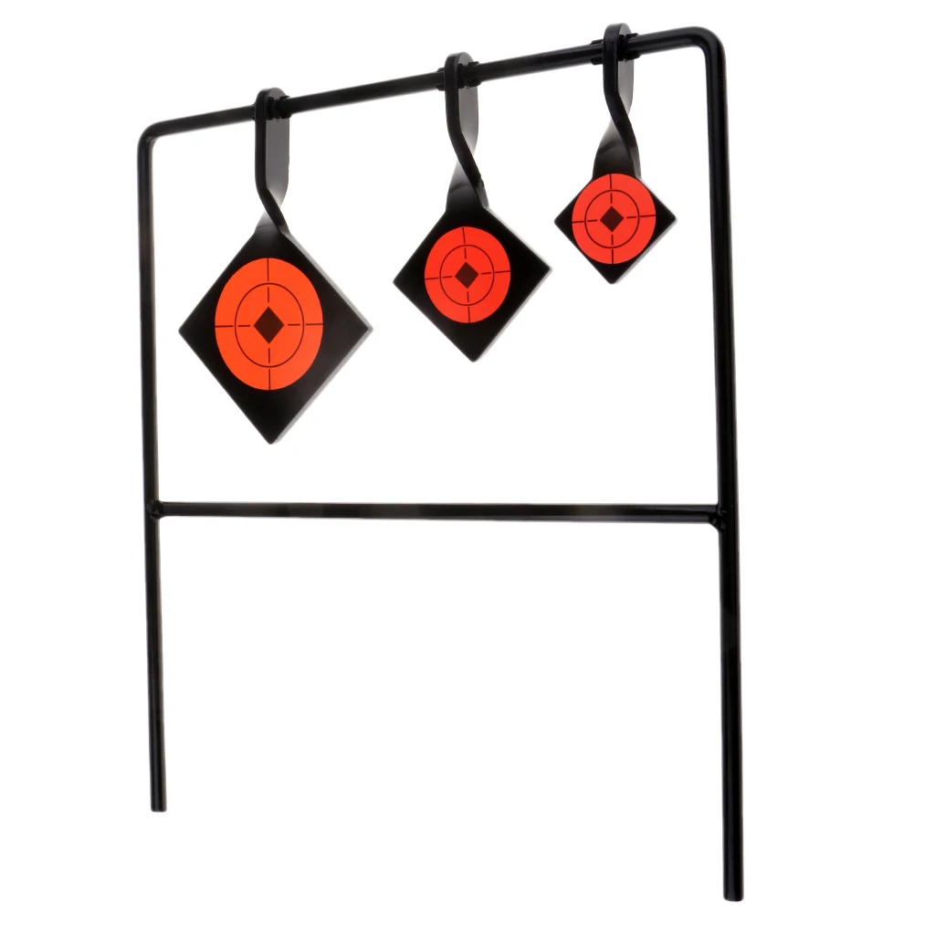 

Carbon Steel Shooting Target Self Resetting Plinking Target Spinning Rack Target Shooting Practice Target Stand