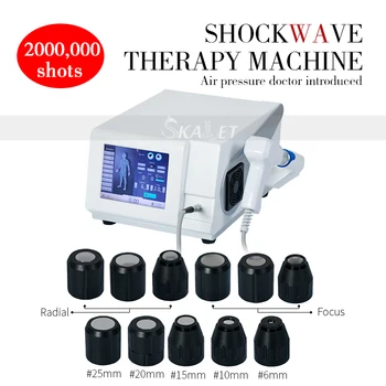 

2 Million Shots 8 Bar Shockwave Physiotherapy ED Treatment Equipment Sports Joint Pain Relief Full Body Slimming Massage Machine