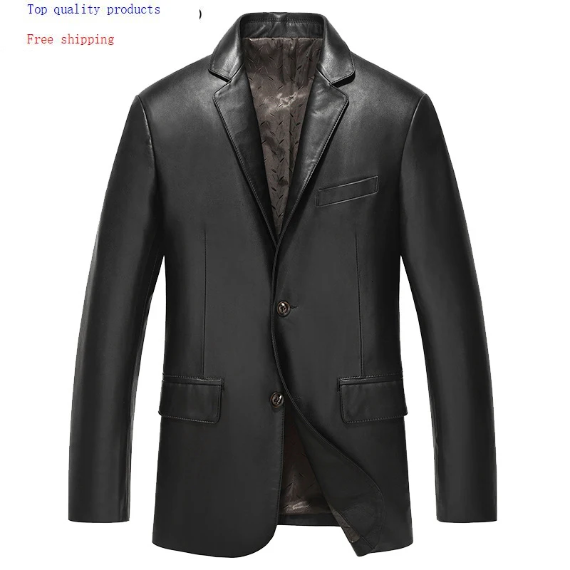 

Genuine Leather Jacket Men Spring Autumn Real Sheepskin Coat Blazer Leather Jackets and Coats 2020 61Z6609 KJ2413