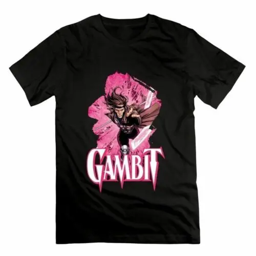 Мужская футболка Gambit X графический плакат о-образный вырез с принтом Футболки |