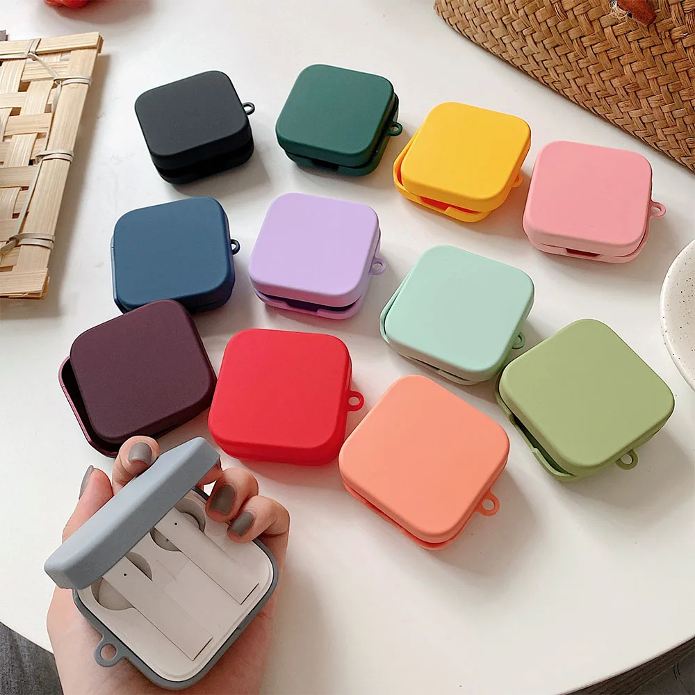 Чехол для наушников Xiaomi MI Air2 SE твердый матовый чехол беспроводной Bluetooth-гарнитуры