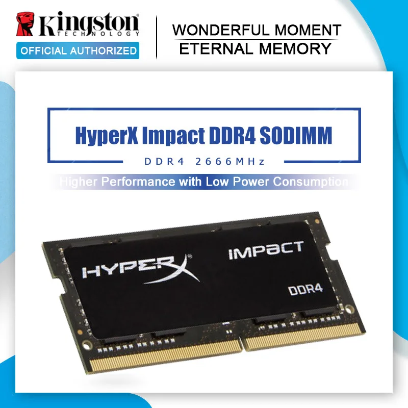 onze vooroordeel storting Original Kingston Hyperx Impact 8gb 16gb 32gb Ddr4 2666mhz 3200mhz Ram  Memory Sodimm 1.2v 260-pin Memoria Ram For Laptop - Rams - AliExpress