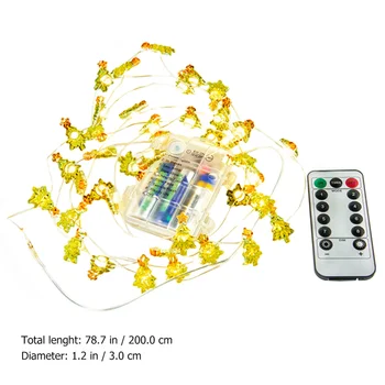 

1 Set 30 LEDs Remote Control Xmas Light String LED Light String Xmas Tree Light