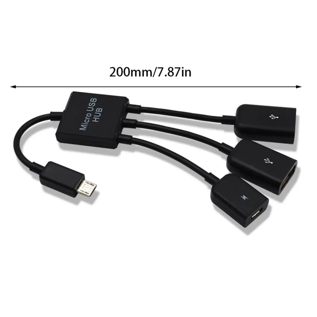 Дата-кабель для зарядки type-C/Micro кабель 3 в 1 USB C OTG кабель хоста ремень для втулки адаптер разветвитель