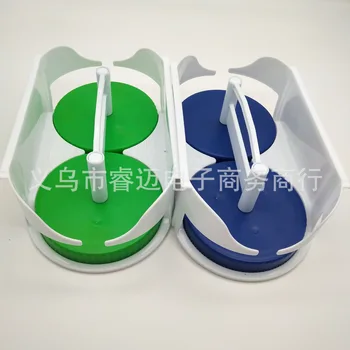 

Kitchen Multi-functional Double Roller Refrigerator Rotating Storage Box Bottles Cola Beverage Storage Rack Storage Box