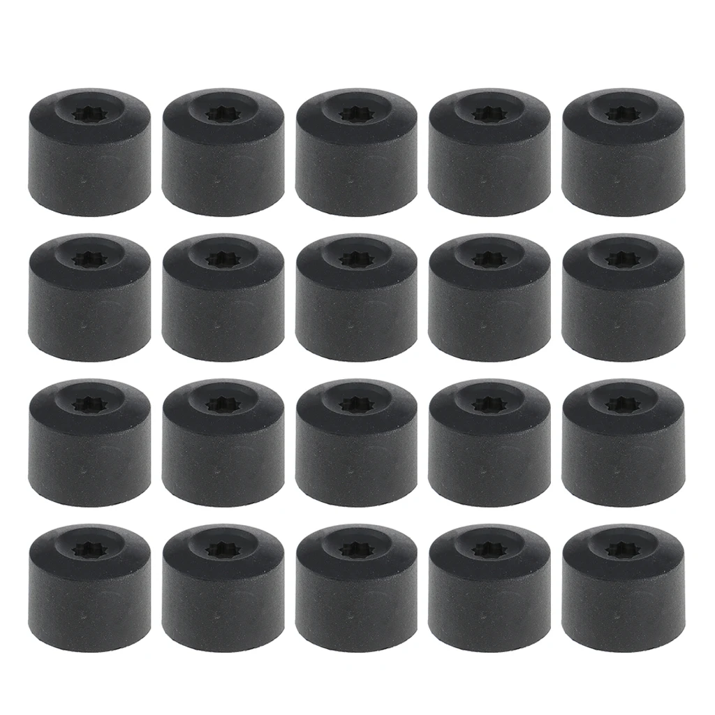 20pcs  17mm Wheel Lugnut Covers Caps Set VW Beetle Golf Jetta Passat