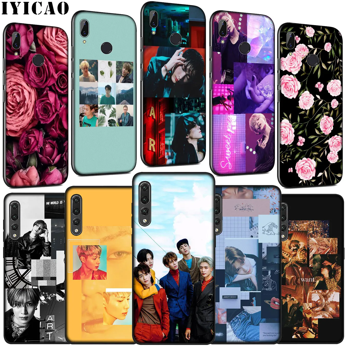 Чехол SHINee KPOP для мальчиков мягкий силиконовый чехол Huawei P30 P20 Pro P10 P9 Lite Mini 2017 2016 P Smart