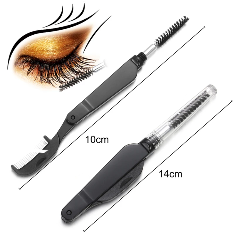 1Pc Foldable Eyelash Curler Beauty Makeup Lash Separator Plastic
