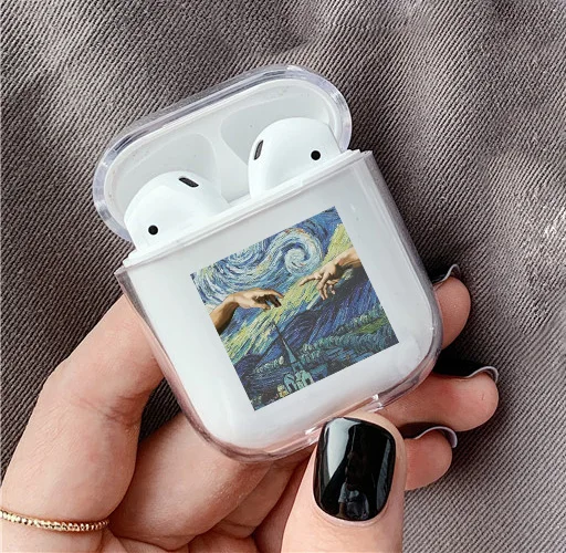 Модный чехол с забавным рисунком для Apple Airpods Pro, Роскошный прозрачный защитный чехол для наушников с Bluetooth для air pods 3, Жесткий Чехол - Цвет: Style 3