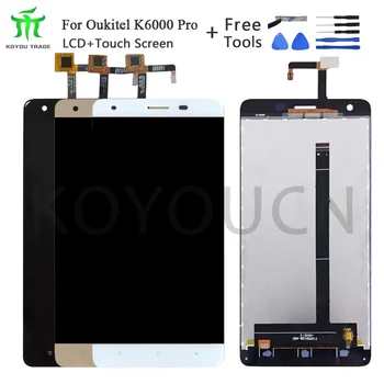 

For 5.5in Oukitel K6000 Pro LCD Display+Touch Screen Screen Digitizer Assembly Repair Parts+Tools +Adhesive LCD Glass Panel