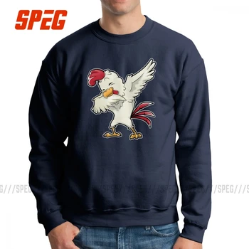 

Dabbing Chicken Sweatshirt Dab Dance Chickens Farming Poultry Farmers Men's Vintage 100% Cotton Pullover Pride Hoodies Tops