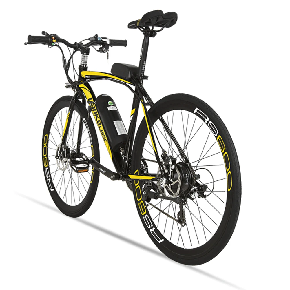 Lankeleisi RS600 дорожный велосипед электрический 48В 300 Вт eBike10AH/15AH/20AH батарея 21 скорость