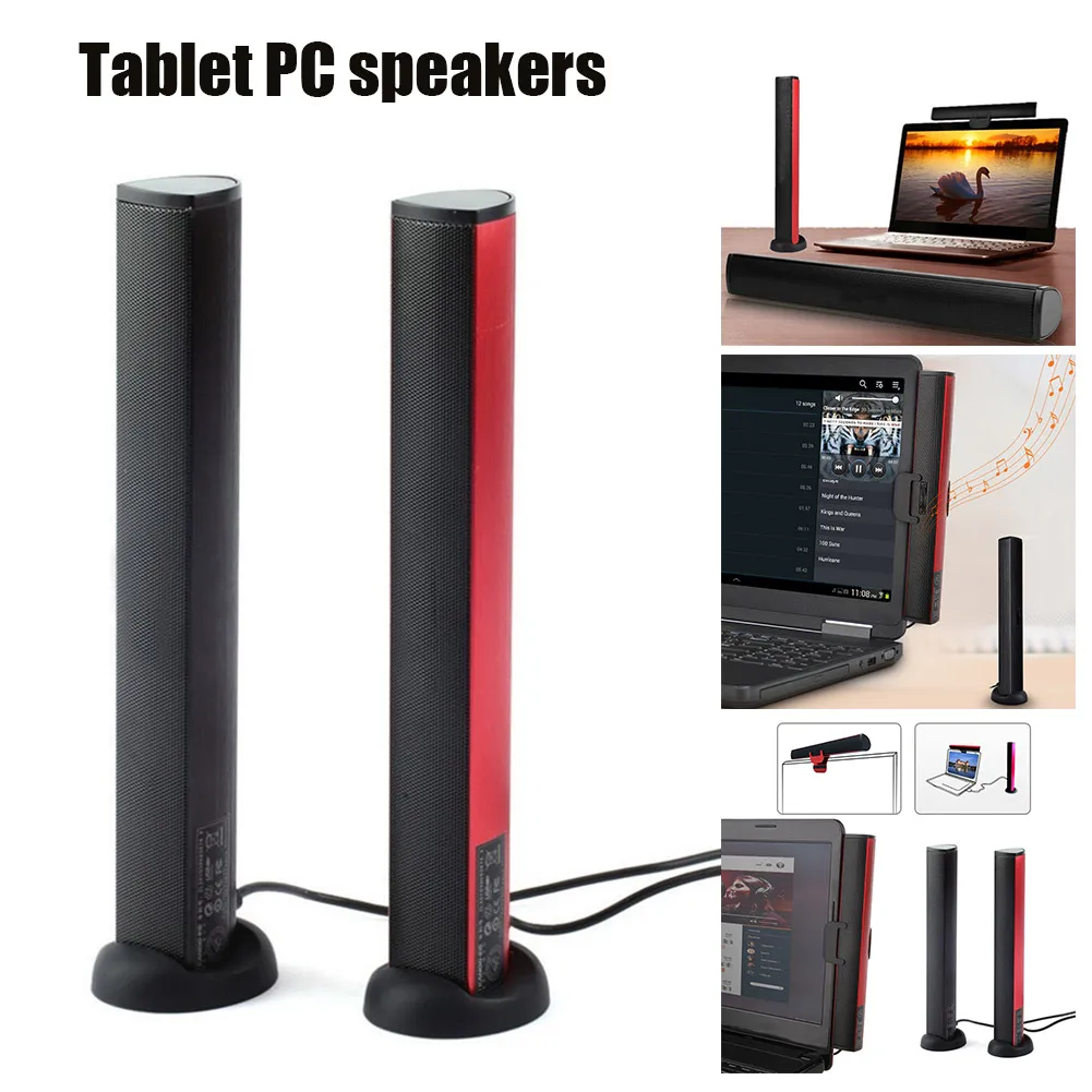 Мини USB Lautsprecher сабвуфер для ноутбука стерео Саундбар Noteook ПК компьютера