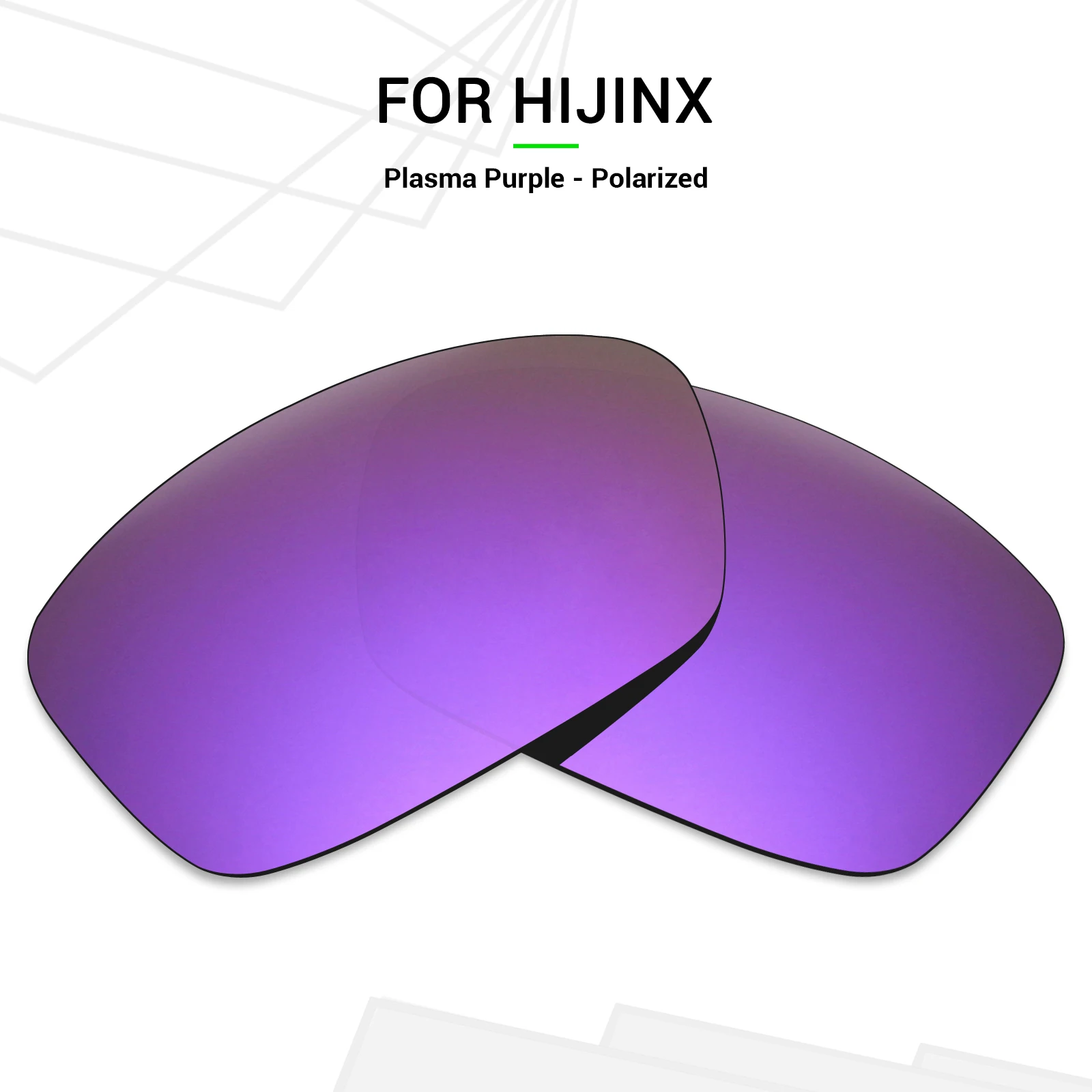 Mryok POLARIZED Replacement Lenses for Oakley Hijinx Sunglasses Plasma