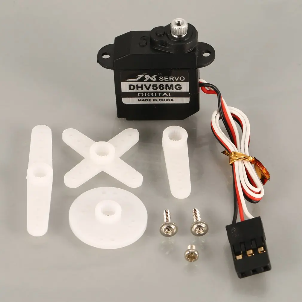 

JX PDI-DHV56MG Mini Steering Torque Digital Metal Gear Coreless Servo for RC Small Fixed Wing Airplane Plane rc Toys parts