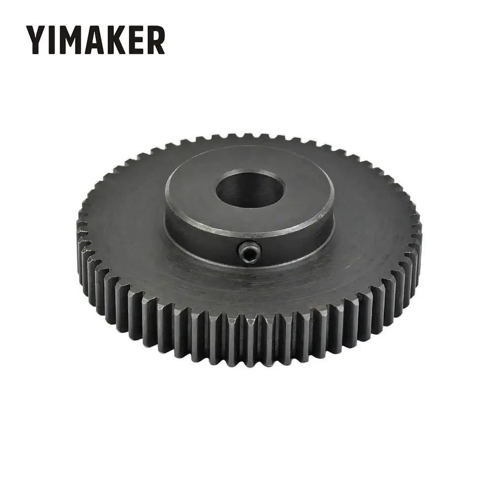 YIMAKER M1 модуль шестерни 60 зубьев отверстие 12 мм цилиндрическая Шестерня Высокая