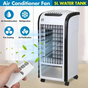 

Home Water Tank Mobile Portable Air Conditioner Conditioning Fan Humidifier Cooler with Timer&Remote control 220V