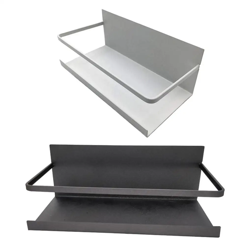 

Kitchen Refrigerator Rack Multi Use Bathroom Storage Rack Punching-free Wall Shelf Kitchen Oragnizer Rack Storage Dish Shelf