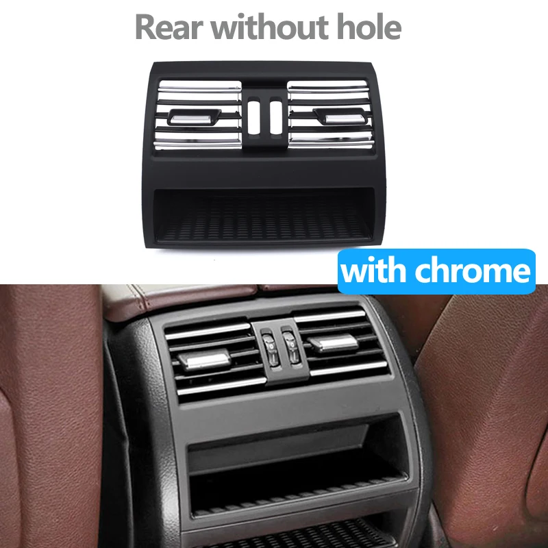 Правый руль RHD Full Chrome Кондиционер AC решетка вентиляции для BMW 5 серии F10 F11 F18 520 523 525