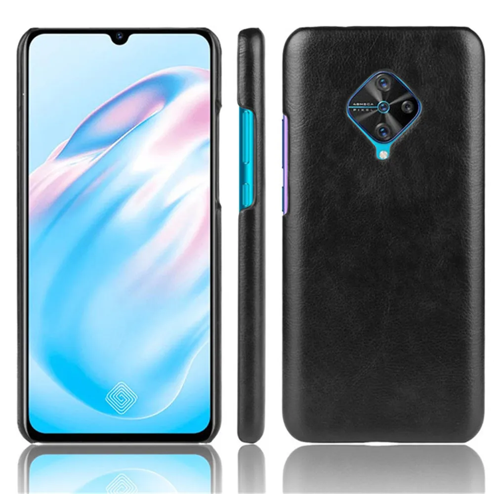 Чехол для телефона Vivo V17 жесткий противоударный чехол из искусственной кожи с
