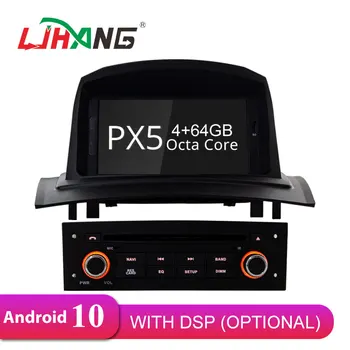

LJHANG Car Multimedia Player Android 10 For Renault Megane 2 Fluence 2002-2008 GPS Navi Radio Audio RDS Bluetooth Canbus IPS DSP