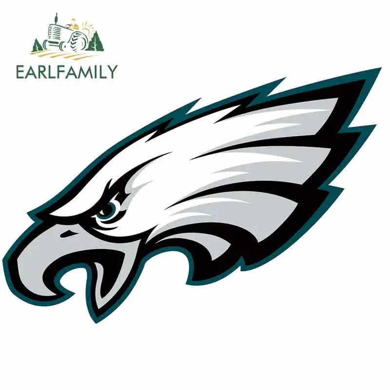 

EARLFAMILY 13cm x 9cm for Eagle Head Cartoon Oem Funny Car Stickers Waterproof Sunscreen Anime JDM Vinyl Car Wrap Accessories