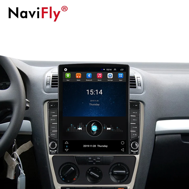Мультимедийный видеопроигрыватель 4G IPS DSP 9 7 &quotAndroid 0 для 2007-2014 Volkswagen SKODA Octavia 2 A5