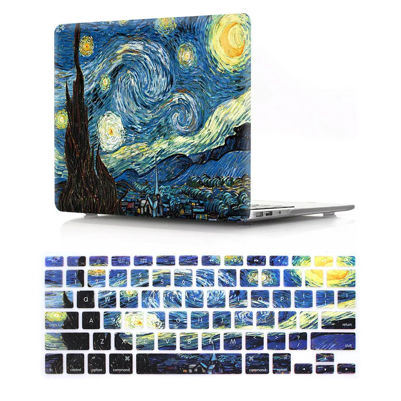Чехлы для ноутбуков MacBook Air 13 чехол A1466 A1369 с цветочным принтом Жесткий Чехол Apple Mac