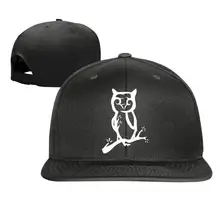 Унисекс бейсболка дерево Сова Мода Регулируемый взрослых Snapback шапки