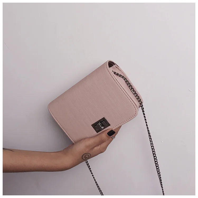 Женская сумка на плечо, роскошные сумки, женские сумки, дизайнерская версия, роскошная, для диких девушек, маленькая квадратная сумка-мессенджер, Bolsa Feminina - Цвет: Pink