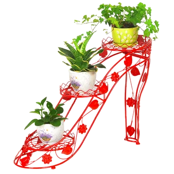 

simplicity Creative High Heels flower shelf multilayer flower pot framehighheeled shoes on the living room balcony plant suppor