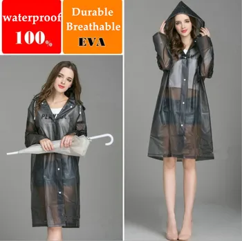 

Women Raincoat Men Rain Clothes covers Impermeable Rainwear Capa de chuva chubasquero Poncho EVA Waterproof Hooded Rain Coat